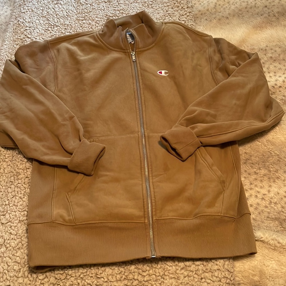 Tan champion zip up